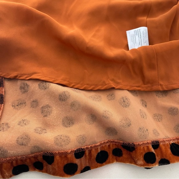 Madewell Velvet Circle Mini polka Dot Skirt, Size 6 - Picture 10 of 10